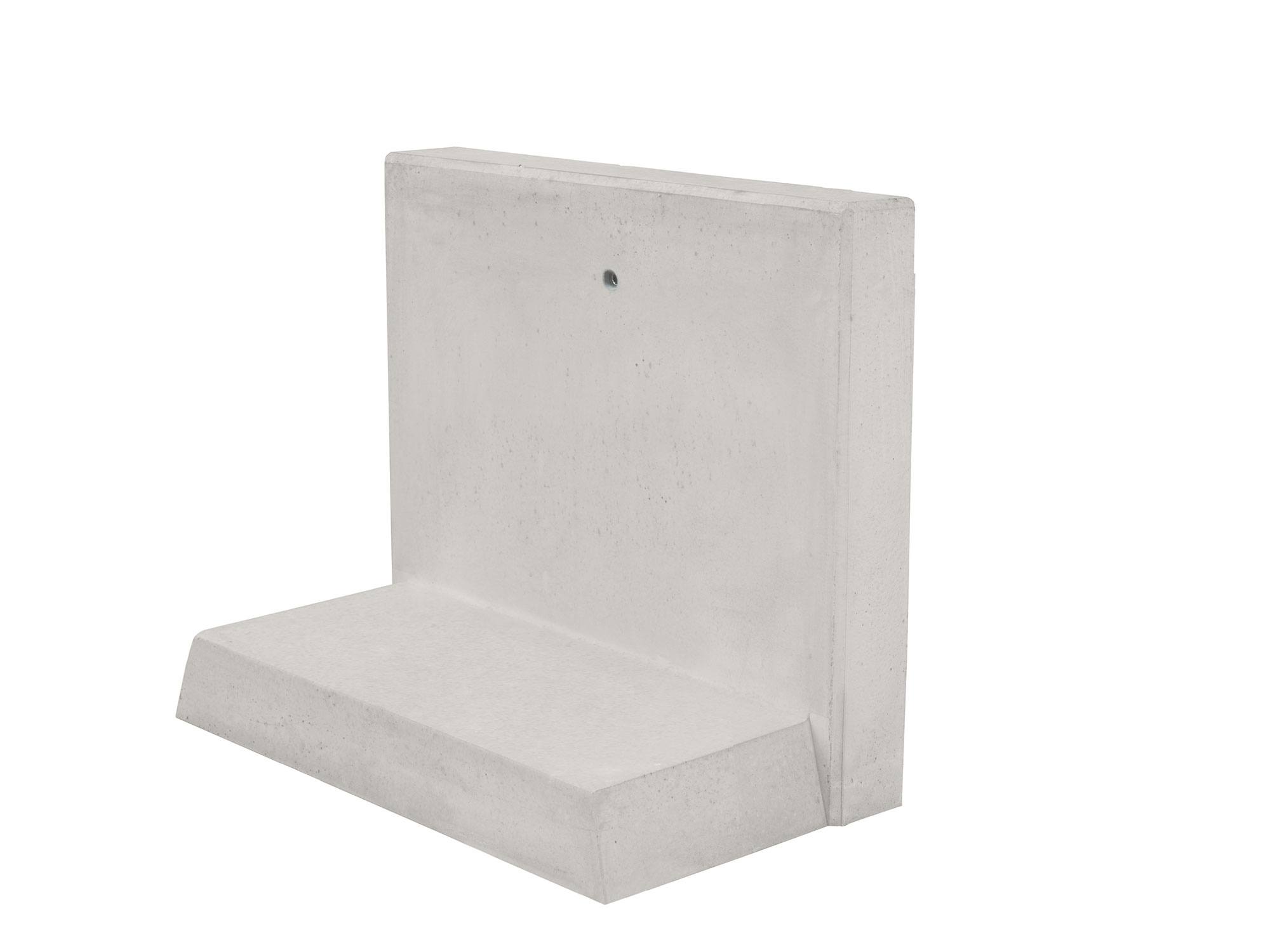 L-STEINE BEW. 12 cm 50 cm Bl. – L-STEIN BEWEHRT GRAU 55/50/30/12 CM – GRAU – 55 x 50 x 30 x 12 cm – Sichtbeton – Hauptansicht