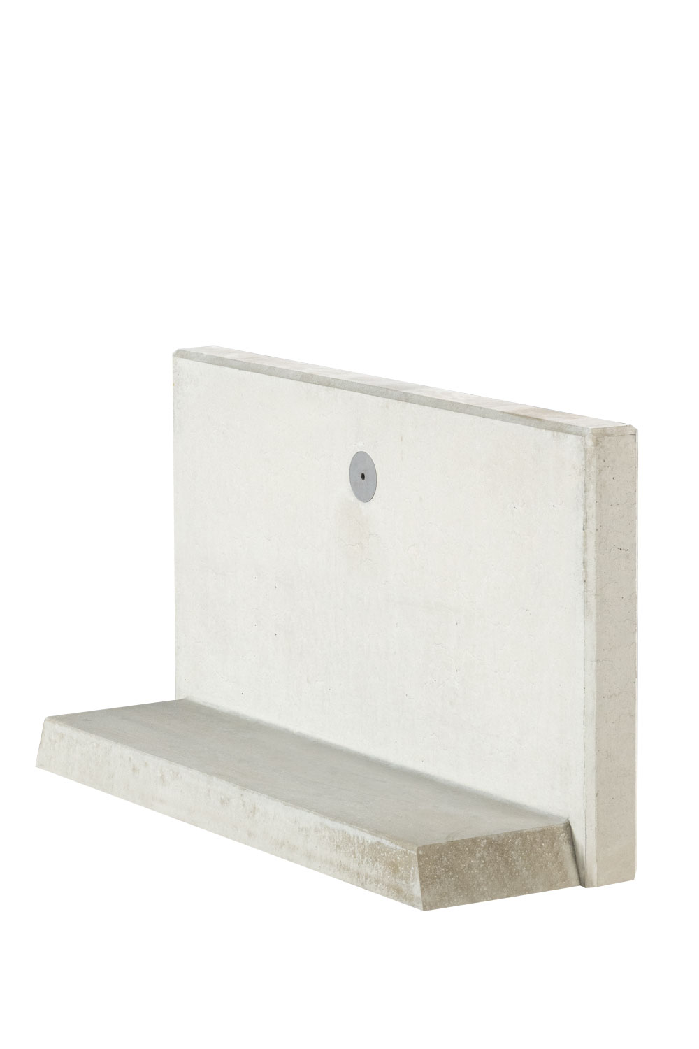 L-STEINE BEW. 8 cm 100 cm Bl. – L-STEIN BEWEHRT GRAU 55/100/30/8 CM – GRAU – 55 x 100 x 30 x 8 cm – Sichtbeton – Hauptansicht