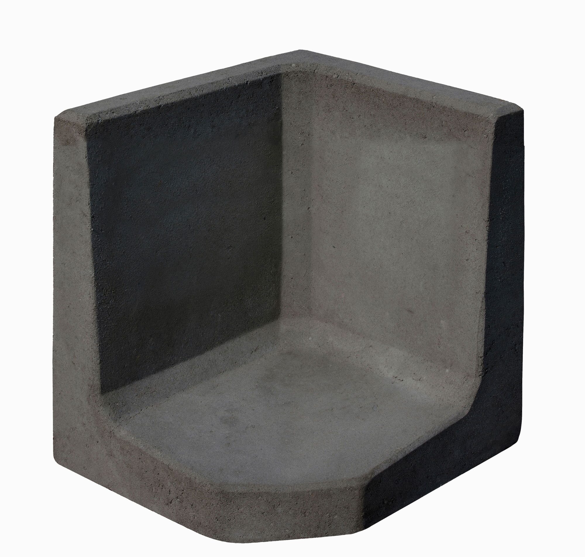 L-STEIN-ECKEN 50 cm Baulänge – L-STEIN- ECKE ANTHRAZIT 50/50/50/7 CM – ANTHRAZIT – 50 x 50 x 50 x 7 cm – Unbehandelt – Hauptansicht